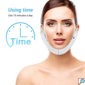 EMS Συσκευή Lifting Προσώπου & Σαγονιού με Δόνηση, LED & Θερμότητα