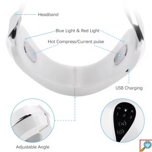 EMS Συσκευή Lifting Προσώπου & Σαγονιού με Δόνηση, LED & Θερμότητα