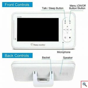 Ενδοεπικοινωνία Μωρού Andowl 4.3″ LCD με Αισθητήρα IR, Θερμοκρασίας, Κίνησης, Νυχτερινή Λήψη, Αμφίδρομο Baby Monitor με Κάμερα & Νανούρισμα, Q-A129