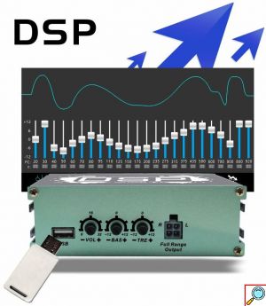 Ενισχυτής Ήχου Αυτοκινήτου 6 καναλιών 260W DSP με Έλεγχο μέσω APP