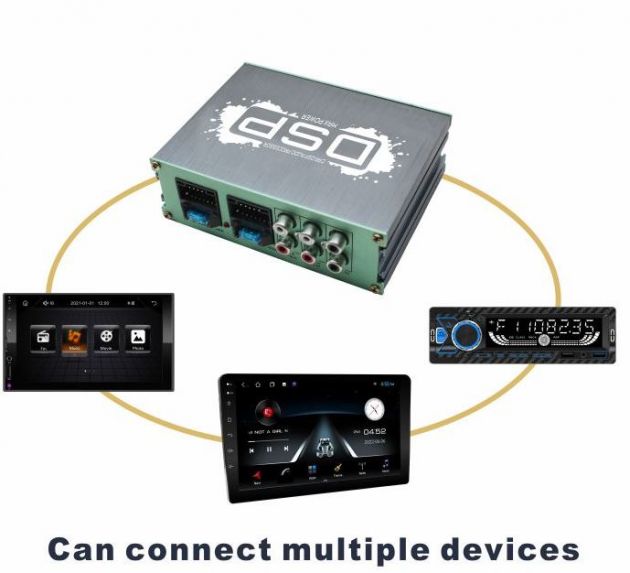 Ενισχυτής Ήχου Αυτοκινήτου 6 καναλιών 260W DSP με Έλεγχο μέσω APP