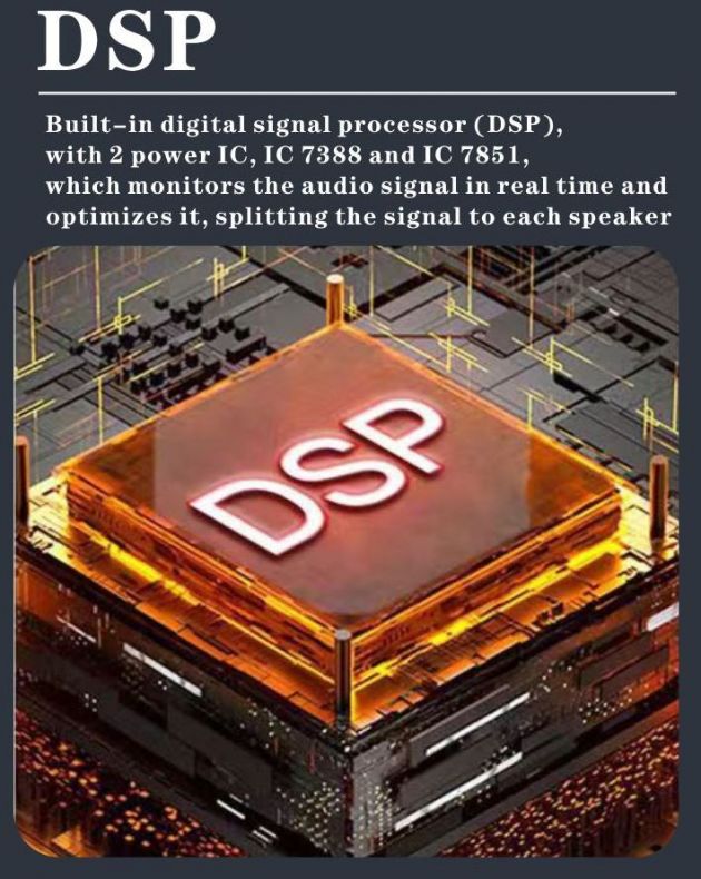 Ενισχυτής Ήχου Αυτοκινήτου 6 καναλιών 260W DSP με Έλεγχο μέσω APP