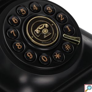 Ενσύρματο Ρετρό Σταθερό Τηλέφωνο με Κυκλικό Καντράν - OHO