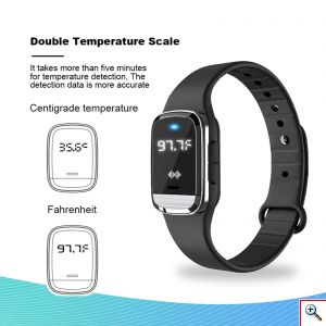 Έξυπνο Ηλεκτρονικό Εντομοαπωθητικό Αντικουνουπικό Υπέρηχων Ρολόι - Βραχιόλι για Μικρούς & Μεγάλους με Ψηφιακή Ένδειξη Ώρας & Θερμοκρασίας Σώματος Απωθητικό Μύγες