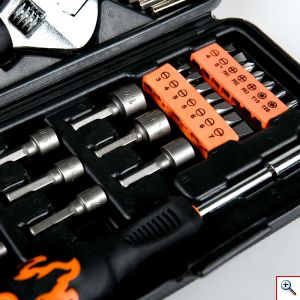 Κιτ Επαγγελματική Κασετίνα με Εργαλεία - Σετ 34 Εργαλείων - SEDY Tool Kit