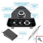 Επαγγελματικός Ηλεκτρικός Τροχός Νυχιών για Μανικιούρ Πεντικιούρ, Με Πεντάλ Ταχύτητας, 65 W Ηλεκτρική Λίμα με Ανταλλακτικά για Όλες Τις Χρήσεις ZS-711