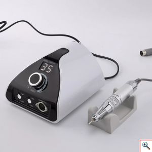 Επαγγελματικός Ηλεκτρικός Τροχός Νυχιών για Μανικιούρ Πεντικιούρ, Με Πεντάλ Ταχύτητας, 65 W Ηλεκτρική Λίμα με Ανταλλακτικά για Όλες Τις Χρήσεις ZS-711