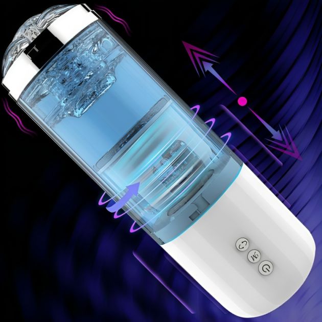 Επαναφορτιζόμενη USB Αντλία Αναρρόφησης & Επιμήκυνσης Πέους - Αυνανιστής - Αδιάβροχος με 10 Λειτουργίες Δόνησης