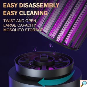 Επαναφορτιζόμενη Ηλεκτρική Λάμπα Κουνουπιών με UV Φως και USB