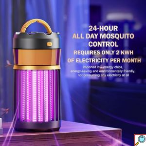 Επαναφορτιζόμενη Ηλεκτρική Λάμπα Κουνουπιών με UV Φως και USB