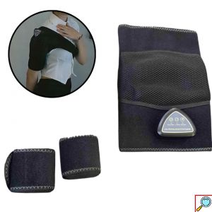 Επαναφορτιζόμενη Θερμαινόμενη Ζώνη για Όλο το Σώμα με Δόνηση - Κατάλληλη για Μέση, Χέρια, Ώμους & Πόδια