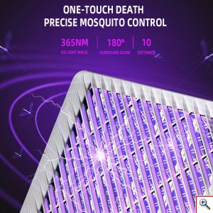 Νέας Γενιάς Φορητό Ηλεκτρικό Εντομοκτόνο με Μπαταρία Επαναφορτιζόμενη Επιτοίχιος & Επιτραπέζιος έως 30τμ Μωβ UV LED - Εξολοθρευτής Κουνουπιών - Εντόμων USB Led Light Mosquito Killer Pest