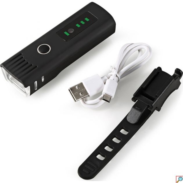 Επαναφορτιζόμενο Εμπρόσθιο Φως Ποδηλάτου LED με Αισθητήρα Φωτός & USB Φόρτιση