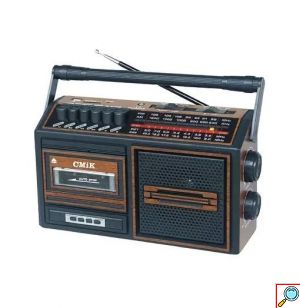 Φορητό Ραδιοκασετόφωνο - Μαγνητόφωνο CΜik USB/SD Mp3 Player, Ρεύματος - Μπαταρίας Cassette Player