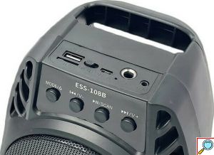 Επαναφορτιζόμενο Φορητό Ηχείο Bluetooth με Φωτισμό RGB, Bluetooth, USB & AUX 5W