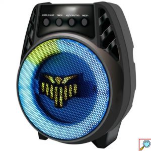 Επαναφορτιζόμενο Φορητό Ηχείο Bluetooth με Φωτισμό RGB, Bluetooth, USB & AUX 5W