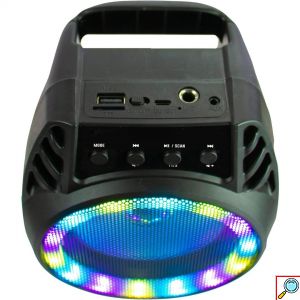 Επαναφορτιζόμενο Φορητό Ηχείο Bluetooth με Φωτισμό RGB, Bluetooth, USB & AUX 5W