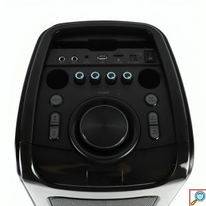 Επαναφορτιζόμενο Ηχείο Καραόκε - Subwoofer 40W Bluetooth με Μικρόφωνο, Ραδιόφωνο, Τηλεχειριστήριο και Διακοσμητικό RGB LED Φωτισμό - Andowl