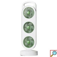 Επαναφορτιζόμενος Ανεμιστήρας Τριπλής Ροής Αέρα – Ισχυρός, Αθόρυβος και Φορητός