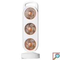 Επαναφορτιζόμενος Ανεμιστήρας Τριπλής Ροής Αέρα – Ισχυρός, Αθόρυβος και Φορητός