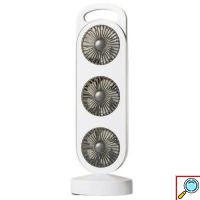 Επαναφορτιζόμενος Ανεμιστήρας Τριπλής Ροής Αέρα – Ισχυρός, Αθόρυβος και Φορητός