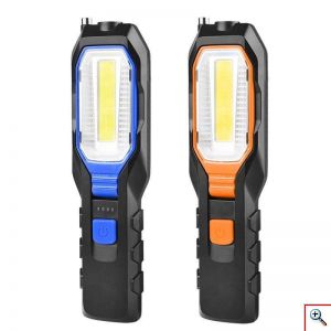 Επαναφορτιζόμενος Φορητός Φακός - USB Powerbank με Σπυράλ Μαγνήτη για Συλλογή Αντικειμένων & Γάντζο