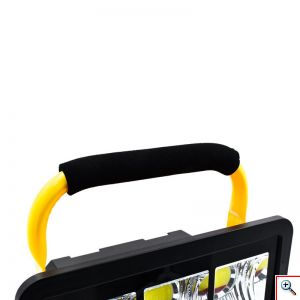 Επαναφορτιζόμενος LED Φορητός Προβολέας 180W Περιστρεφόμενος 360° - Φακός & Φωτιστικό Εργασίας με USB Powerbank & Χερούλι, W865C