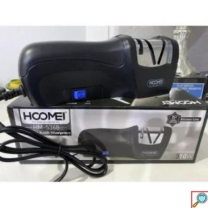 HOOMEI Ισχυρό Ηλεκτρικό Ακονιστήρι Kουζίνας για Mαχαίρια και Ψαλίδια με Αντιολισθητική Βάση 350W