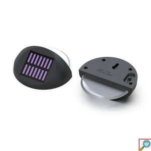 Επιτοίχιο LED Ηλιακό Φωτιστικό με RGB Φωτισμό & Προστασία IP44 9 x 4 x 8.5 cm