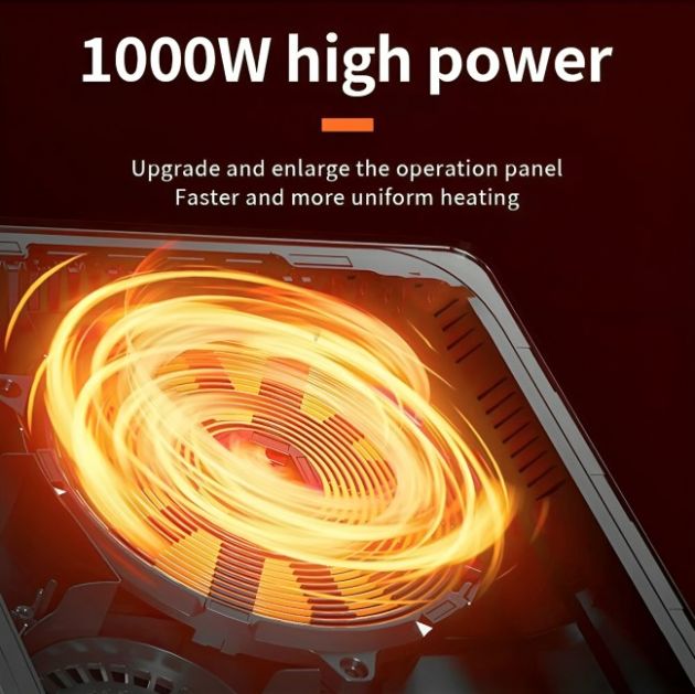 Επιτραπέζια Μονή Εστία Μαγειρέματος 1000W - SOKANY
