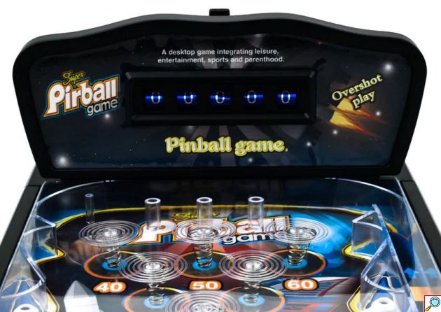 Επιτραπέζιο Arcade Παιχνίδι Φλιπεράκι Andowl - Με Φωτάκια και Ήχους - Για Όλη την Οικογένεια - Μαύρο - Q-YX30