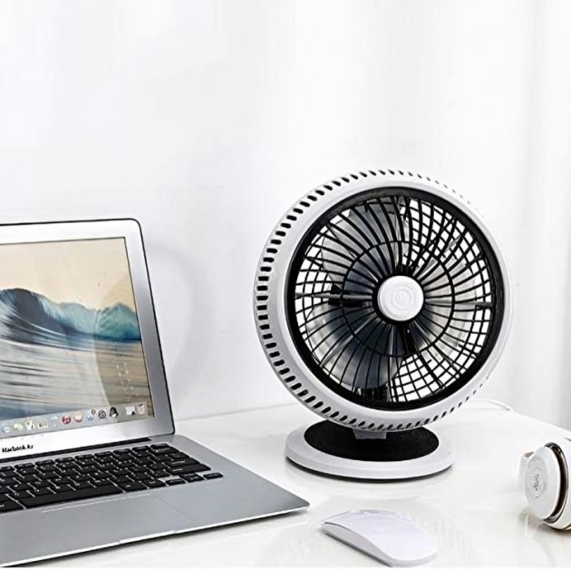 Επιτραπέζιος Ανεμιστήρας 20W με 2 Ρυθμίσεις Ταχύτητας - Διαμέτρου 18 cm