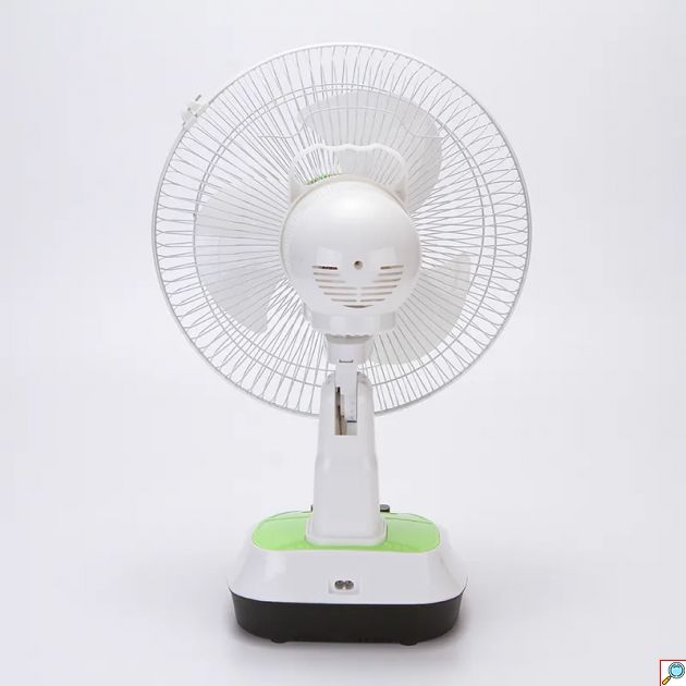 Επιτραπέζιος Ηλιακός Ανεμιστήρας / Φορτιστής με 2 Λάμπες LED, Πάνελ & Θύρα USB Φόρτισης