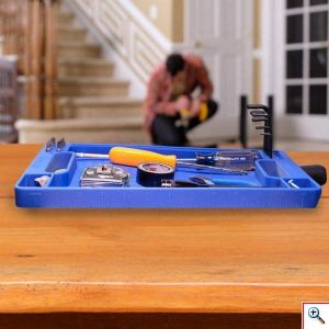 Ευλύγιστη Αδιάβροχη Εργαλειοθήκη με Θήκες και Τρύπες για Βίδες και Καρφιά - Portable Tool Tray with Flex