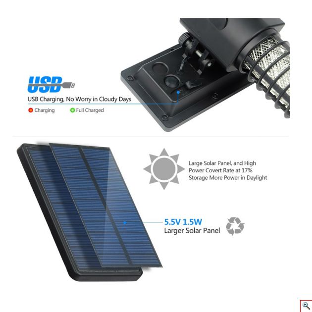 Εξολοθρευτής Κουνουπιών Εξωτερικών Χώρων με Ηλιακή Ενέργεια