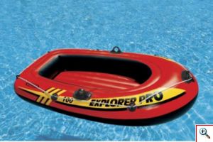 Φουσκωτή Βάρκα 1 Ατόμου 160x94x29cm Explorer Pro 100 Intex-58355