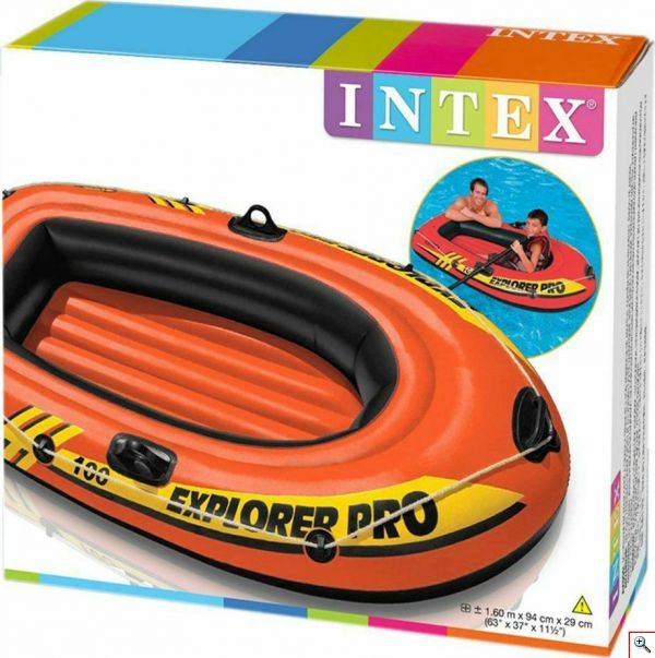 Φουσκωτή Βάρκα 1 Ατόμου 160x94x29cm Explorer Pro 100 Intex-58355