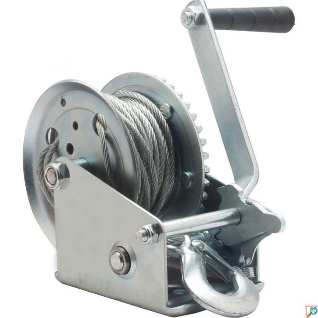 Express Βίντσι Τρέιλερ Χειροκίνητο 1134kg με Συρματόσχοινο 10m για Μεταφορά & Ανέλκυση Φορτίων