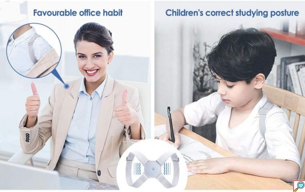 Έξυπνη Ζώνη Βελτίωσης Στάσης Σώματος με Δόνηση - Νάρθηκας Ώμων & Πλάτης