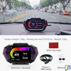 Έξυπνο Πολυόργανο Αυτοκινήτου OBD2 με Οθόνη LCD & Λειτουργία GPS