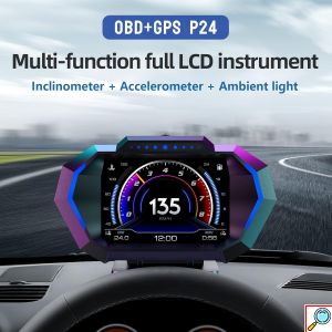 Έξυπνο Πολυόργανο Αυτοκινήτου OBD2 με Οθόνη LCD & Λειτουργία GPS