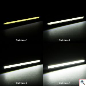 USB Επαναφορτιζόμενος Φακός με Μαγνητική Βάση & Ροοστάτη - Rechargeable COB LED Work Light Eyeshield