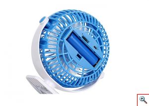 Φορητός Επαναφορτιζόμενος Ανεμιστήρας 15εκ Με Κλιπ ML-F168