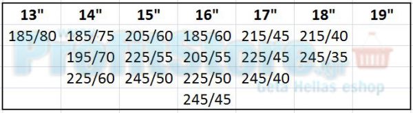 Αντιολισθητικές Κουβέρτες Χιονιού Maxeed Νο 78