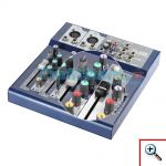 4κάναλος Επαγγελματικός Μίκτης Ήχου με 3-Band EQ και USB WVNGR F4