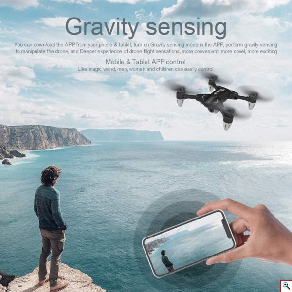 Τηλεκατευθυνόμενο Ελικόπτερο Quadcopter Drone F69 Discovery2