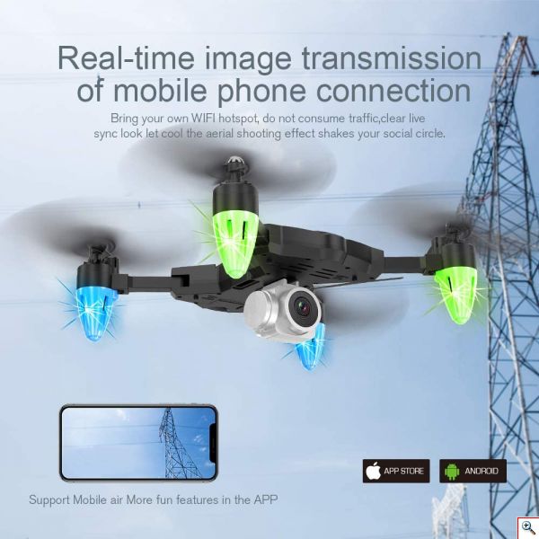 Τηλεκατευθυνόμενο Ελικόπτερο Quadcopter Drone F69 Discovery2