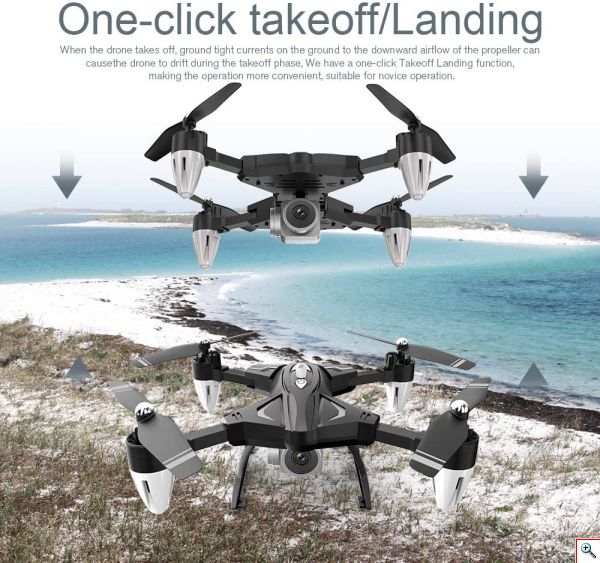 Τηλεκατευθυνόμενο Ελικόπτερο Quadcopter Drone F69 Discovery2