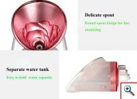 Συσκευή Σάουνας Προσώπου με Ιονισμό για Πεντακάθαρη Επιδερμίδα SHUKIN SQ-5I8