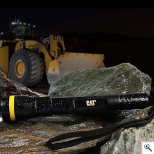 CAT® Επαναφορτιζόμενος Φακός Αλουμινίου Focus Ρυθμιζόμενης Έντασης 15-200Lm & Ρυθμιζόμενης Εστίας Δέσμης έως 80m